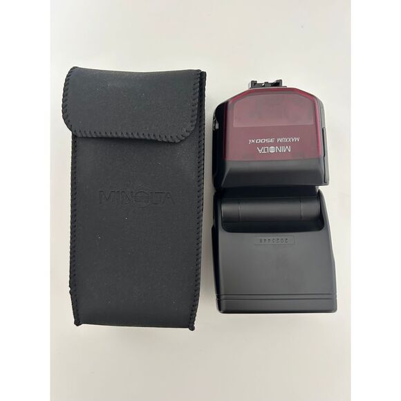 Minolta Maxxum Flash 3500xi Camera Flash with Case Professional Photography - Picture 2 of 7